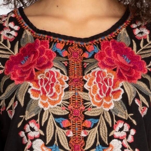 Johnny Was Burke Linen Tunic Dress Size XS - Picture 4 of 11